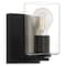 Access Lighting Oslo, 1 Light LED Wall Sconce  Vanity, Matte Black Finish, Clear Glass 62580LEDDLP-MBL/CLR - alternate 4